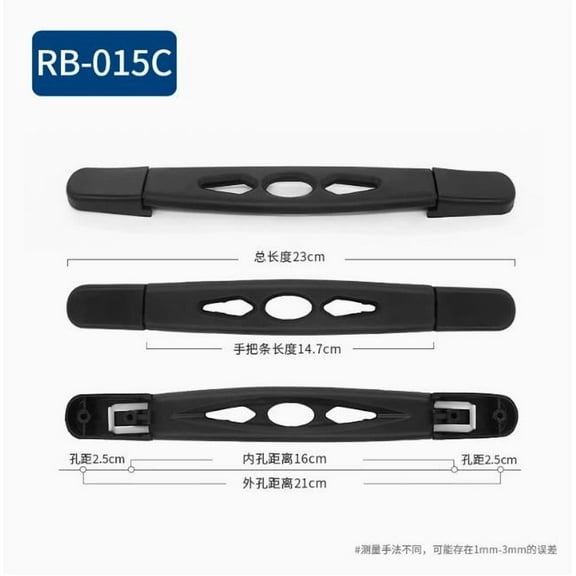 Worgeous Ergonomic Luggage Handle Replacement For Travel Business And Leisure Stylish Design Handle For Suitcase Repair And Upgrades