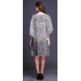 thumbnail image 4 of Bimba Robe Midi de Détente pour Femmes, Tenue de Plage, TG-3X, Bleu Lavande, 4 of 5