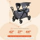 thumbnail image 3 of Baby Trend Expedition 2-in-1 Stroller Wagon PLUS, Ultra Grey, 3 of 5