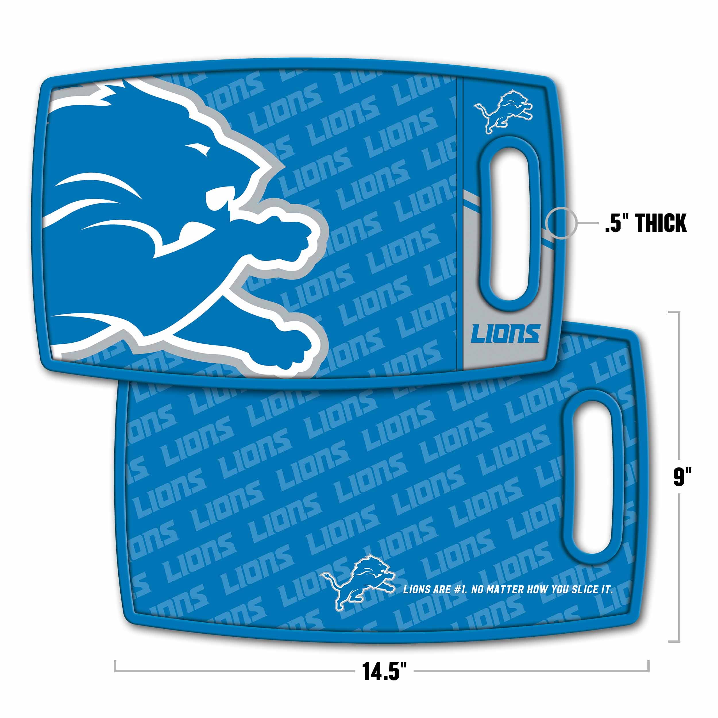 YouTheFan NFL Detroit Lions Logo Series Cutting Board