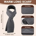 thumbnail image 2 of COOPLUS Mens Winter Warm Knit Beanie Hat Touchscreen Gloves Neck Scarf Set Best Gifts for Men, 2 of 6