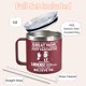 thumbnail image 2 of Taza de café Likeny Mothers Day Mom, 400 ml, acero inoxidable, 2 of 7