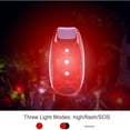 thumbnail image 2 of 4 Pcs Light Waterproof Red Flashing Bicycle Rear Light, Suitable for Running, Walking, Cycling, Helmet, Etc, 2 of 8