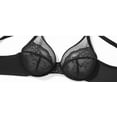 thumbnail image 4 of Minimizer Bras for Women - Underwire Unlined Plus Size Bra Full Coverage Supportive ,Black 40C, 4 of 5