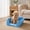 Blue, variant on High-Sided Dog Potty Tray with Splash Guard, Easy-Clean Indoor Pet Toilet for Puppies and Small Dogs, Odor-Control Training Pan for Home Use, Black, Dog