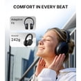 thumbnail image 3 of Restored Edifier W800BT SE Wireless Over-Ear Bluetooth 5.4 Headphones - AI Call Noise Cancellation - 45H Playtime - Fast Charging - Dual Device- Game Mode - Foldable - Black (Refurbished), 3 of 8