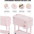 thumbnail image 6 of VINGLI 80 Quart Rolling Cart on Wheels, Portable Bar Drink Cooler, Beverage for Patio Pool Party, Ice Chest with Shelf,Bottle Opener,Water Pipe, 6 of 15