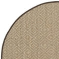 thumbnail image 4 of SAFAVIEH Natural Fiber Cinaed Geometric Sisal Area Rug, Natural/Brown, 6' x 6' Round, 4 of 5