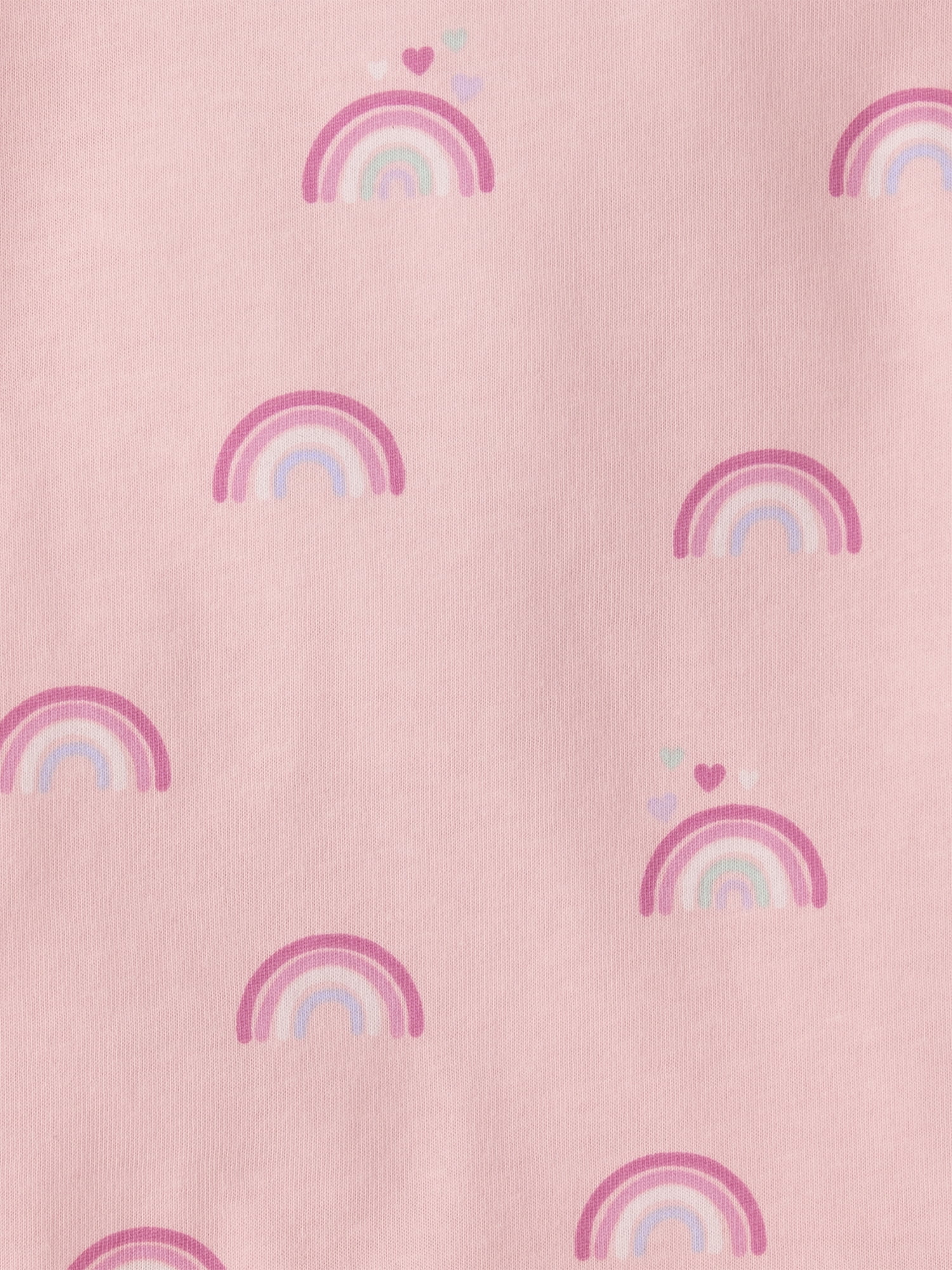 The Children's Place Toddler Girls Short Sleeve Rainbow Top, 4-Pack, Sizes 12M-5T