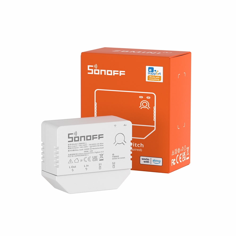 Sonoff Zbmini-L Zigbee 3.0 Smart Switch (No Requiere Neutro)