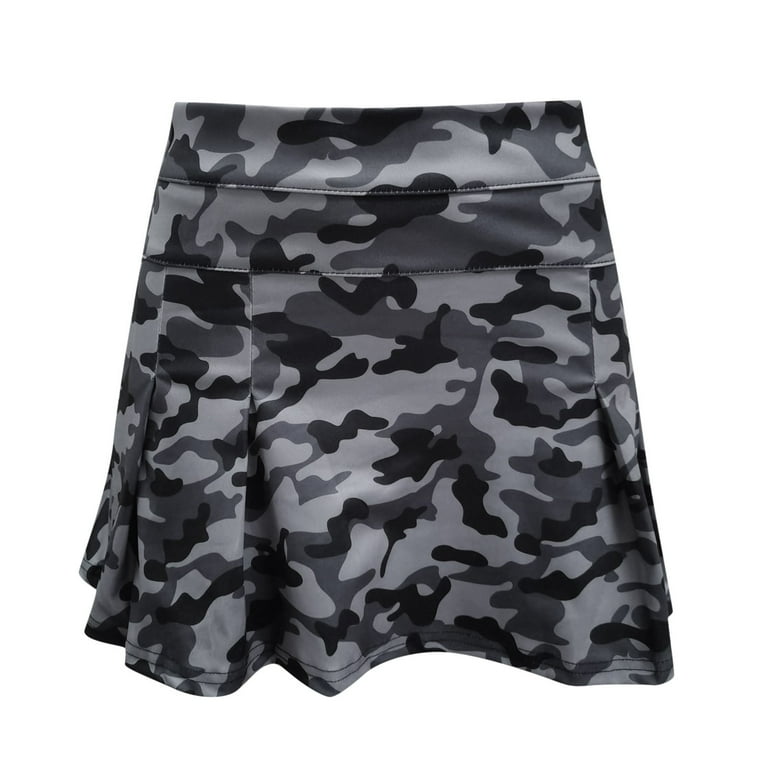 Aayomet Skirts For Women Trendy Women s High Waist Skirt Tie Front A Line Flowy Long Maxi Skirts with Pockets Camouflage XL Walmart