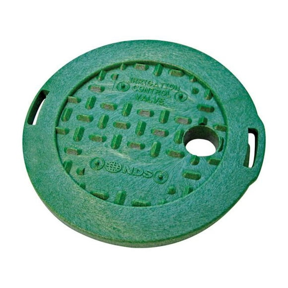 NDS 107C 6 in. Valve Box Lid Round  Green