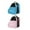 Blue Pink, variant on 2Pcs Portable Roller Skates Bag Kids Inline Skates Bags Case Durable Large Capacity Adjustable Shoulder Strap Skating Shoes Bag for Skating Pink Color Black