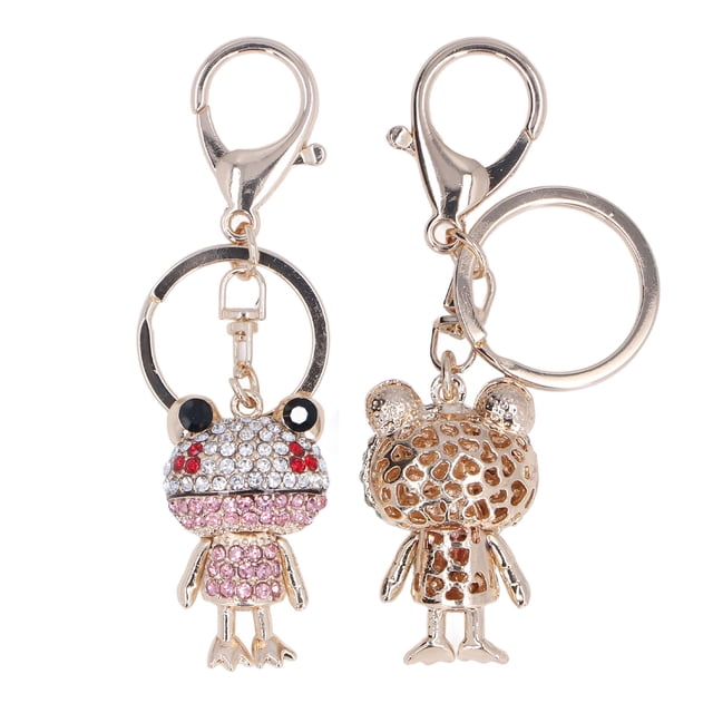 Keychain, Inlaid Rhinestone Kawaii Keychain For Bag For DIY For Backpack