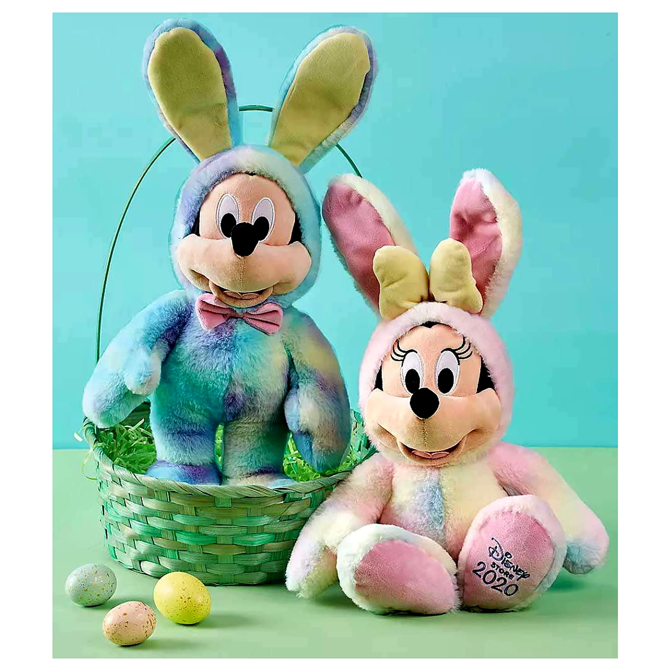 Disney 2020 Easter Mickey Mouse Plush (Marbled Egg-Dye Bunny)