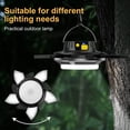 thumbnail image 4 of Linterna LED recargable para acampar, 5 modos, impermeable, portátil, con batería externa de 2000 mAh, ideal para exteriores y senderismo., 4 of 4
