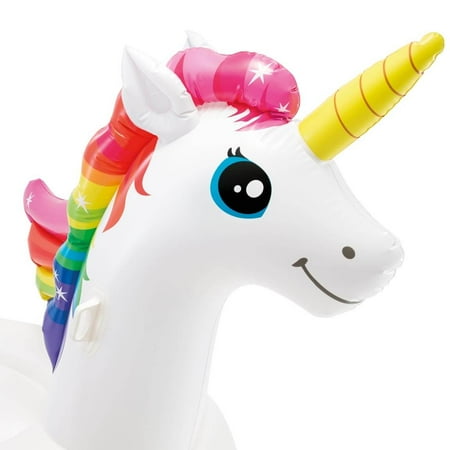 Intex Giant Inflatable Magical Mega Unicorn Island Ride On ...