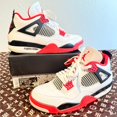 thumbnail image 1 of Nike Air Jordan 4 Retro Fire Red, 1 of 5