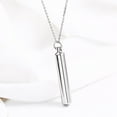 thumbnail image 4 of Segolike Stainless Steel Cylinder Memorial Jewelry For Necklace With Chain 20", 4 of 8