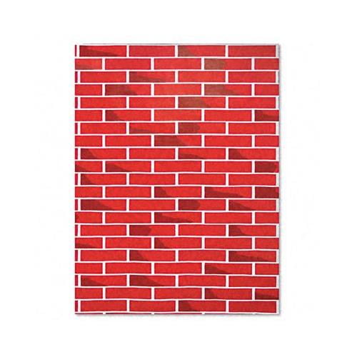 Fadeless Designs Bulletin Board Paper, Brick, 48" X 50 Ft.