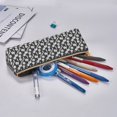 thumbnail image 5 of Xecao Tulips Flowers Print Leather Pencil Case -Stationery Bag Pen Holder for Work & Office, 5 of 5