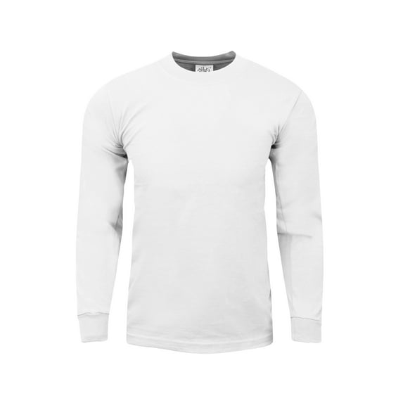 Shaka Wear Mens Max Heavy Weight Cotton Long Sleeve Crew Neck T shirt S~7XL