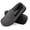 Dark Gray, variant on Men's Comfort Memory Foam Moccasin Slippers Breathable Terry Cloth House Shoes with Anti-Skid Rubber Sole