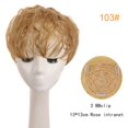 thumbnail image 2 of Short Curly Hair Top Wig Piece Ladies Fluffy Simulation Wig Piece for Middle-Age, 2 of 4