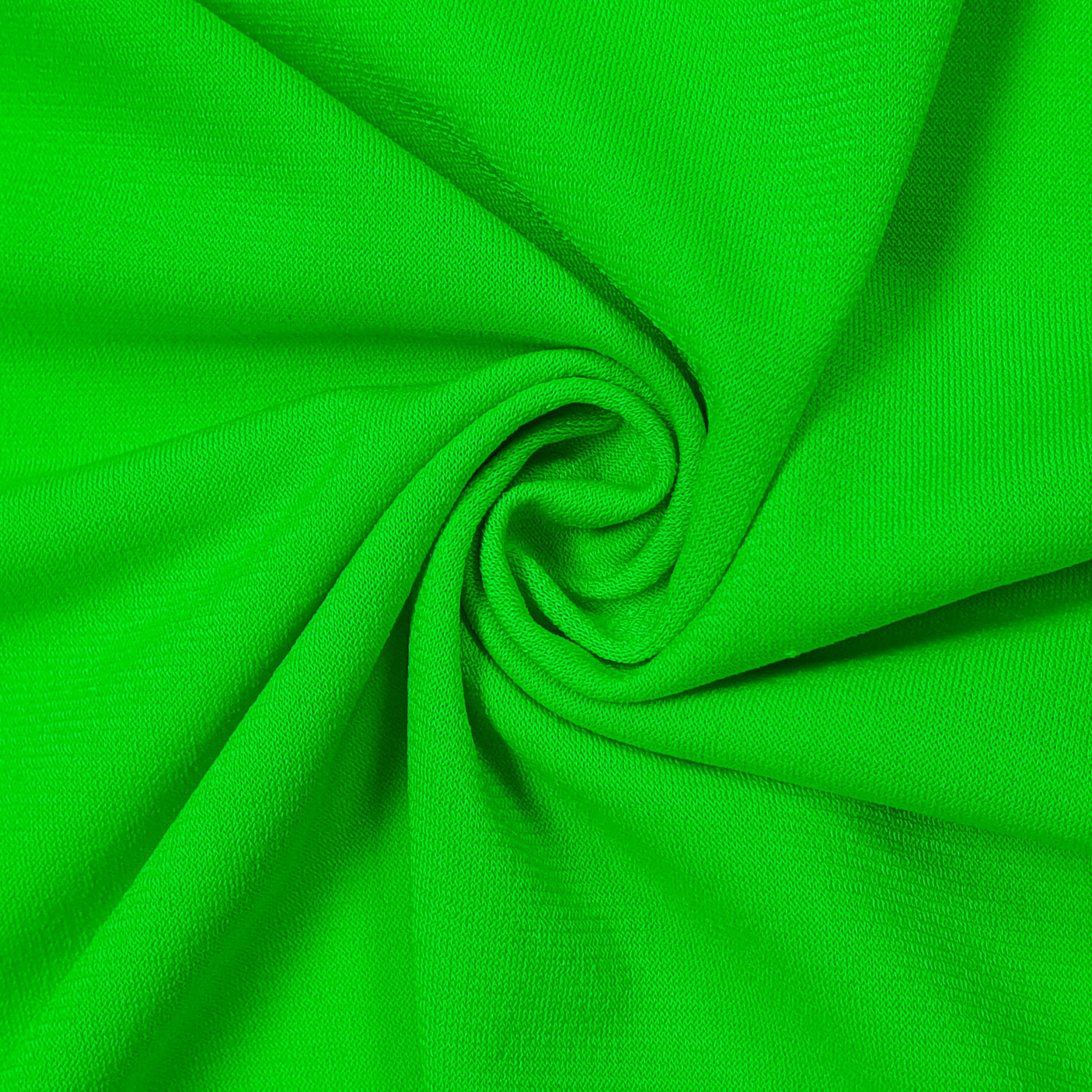 Green jersey knit fabric Clearance