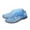 Blue, variant on Womens Mesh Ballet Flats Hollow Jelly Slip On Shoes For Women Clear Low Heel Summer Footwear Black US:6
