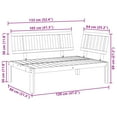 thumbnail image 2 of vidaXL Patio Pallet Corner Sofa Solid Wood Acacia, 2 of 7