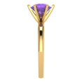 thumbnail image 3 of 2.38 ct Marquise Cut Clear Crystal 18k Yellow Gold Engraving Statement Bridal Wedding Halo Designer Ring Size 7, 3 of 7
