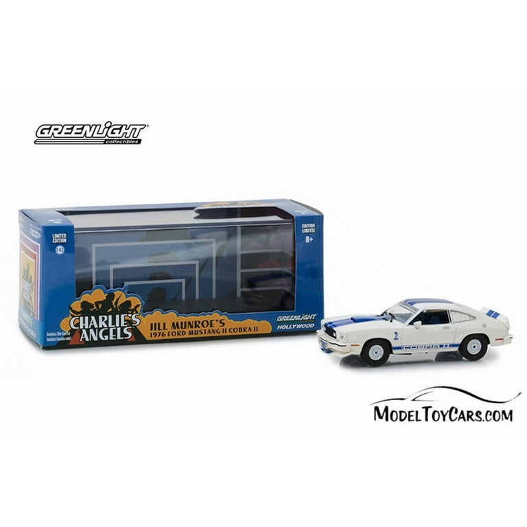 1976 Ford Mustang II Cobra II, Charlie's Angels - Greenlight 86516 - 1/43  Scale Diecast Model Toy Car