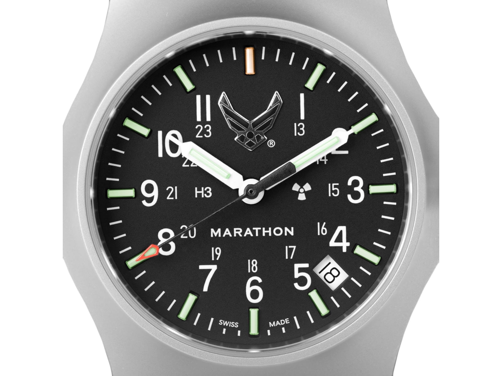 Marathon Official USAF Pilots Navigator Watch w Date Black