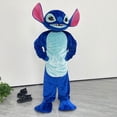 thumbnail image 5 of Disfraz de mascota azul de Lilo y Stitch, personaje de dibujos animados de Disney, disfraz publicitario, disfraz de animal para fiesta de carnaval, trajes de cosplay, 5 of 5
