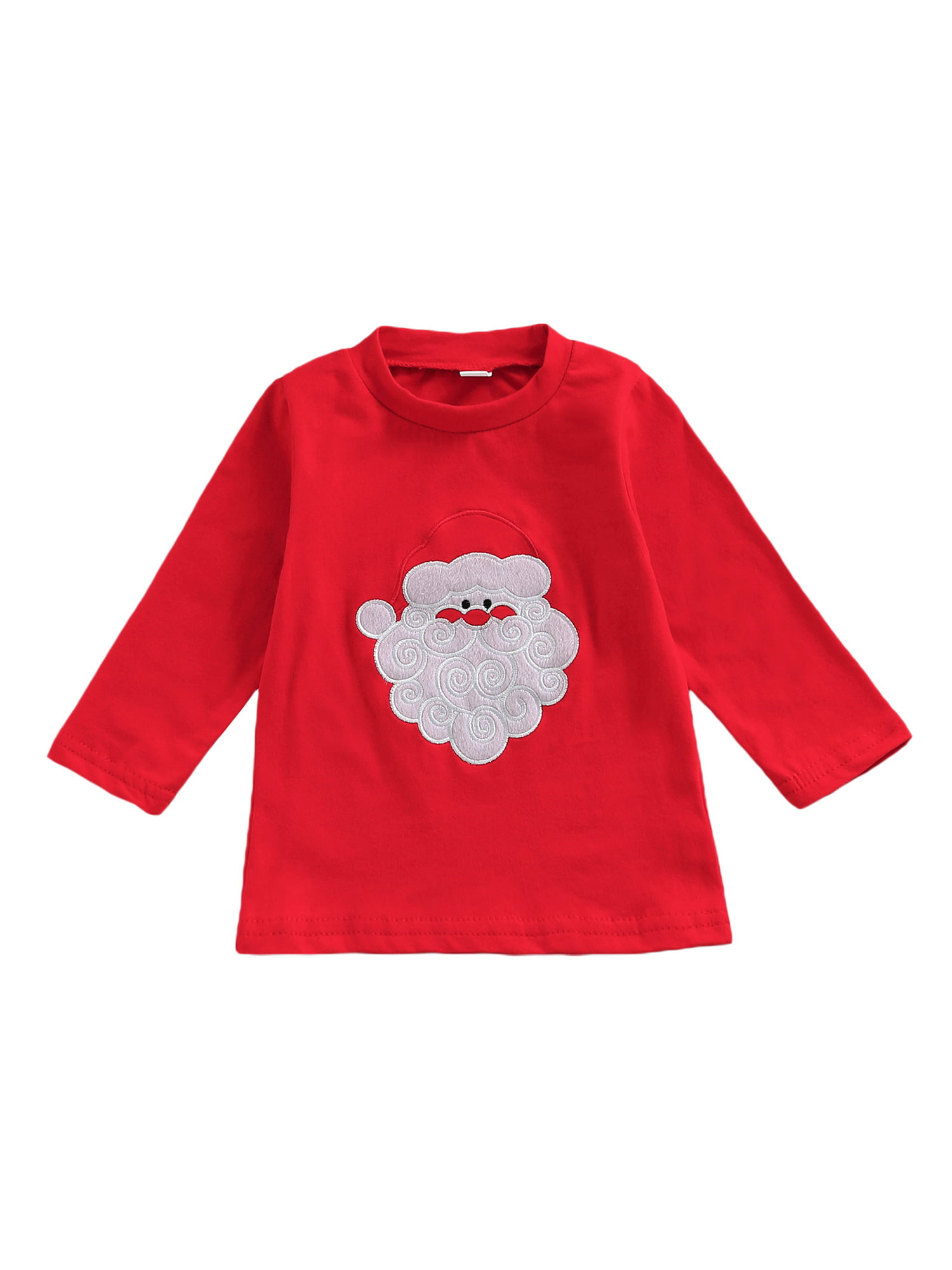 Baby Boys Girls Premium Santa Claus Christmas Sweatshirt Warm Long Sleeves High Collar Twist Sweater