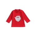 thumbnail image 1 of ITFABS Christmas T-shirt, Santa Claus Pattern Round Neck Long Sleeve Pullover, 1 of 5