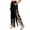 Black, variant on Tear Away Pants for Women Side Slit Snap Sweatpants Loose Fit Post Surgery Casual Adaptive Clothing with Pockets