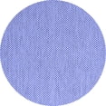 thumbnail image 1 of Ahgly Company Machine Washable Indoor Round Abstract Blue Contemporary Area Rugs, 4' Round, 1 of 4
