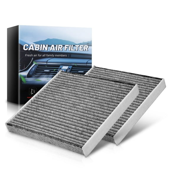 DNA Motoring 2PCS Cabin Air Filter for 2005-2023 Acura CSX ILX MDX RDX RL RLX Honda Accord Civic