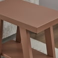 thumbnail image 4 of Roundhill Furniture Athens Contemporary Wood Shelf Side Table in Red, 4 of 7