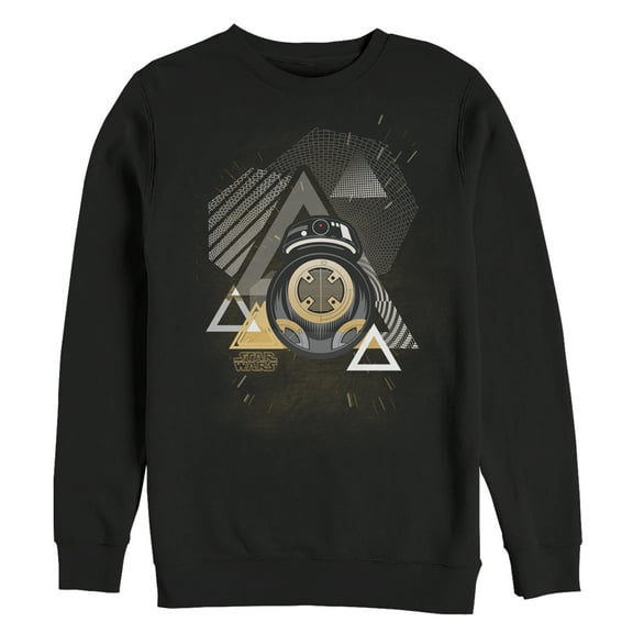 Men's Star Wars The Last Jedi Geometric BB-9E Sweatshirt Black 2X Large
