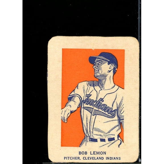 Bob Lemon/Action Card 1952 Wheaties #BB6A