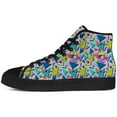 thumbnail image 3 of Aidianart 80s High Top Canvas Sneakers Womens High Top Shoes Size 11, 3 of 5