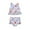 White, variant on GYRATEDREAM Girls Swimsuits Beach Swimwear Print Bikini Bathing Suit 2 Piece Swimsuits for 4-5 Years
