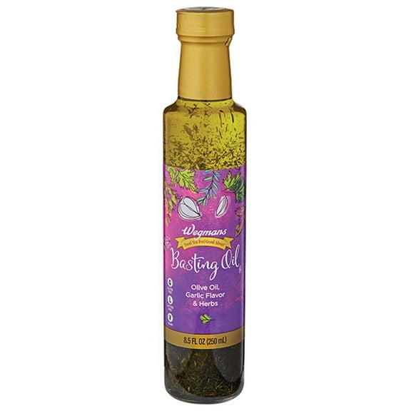 Wegmans Basting Oil, Garlic and Herb Olive Oil 8.5 oz