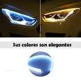 thumbnail image 3 of Par De Tiras Led 60cm Para Direccional De Carro Secuencial Azul Amarillo, 3 of 8