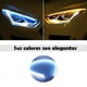 thumbnail image 3 of Par De Tiras Led 60cm Para Direccional De Carro Secuencial Azul Amarillo, 3 of 8