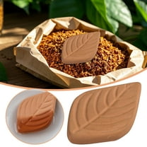 Leaf-Shaped Brown Sugar Keeper â Terracotta Sugar Saver & Softener Disc for Food Storage â Natural Clay Moisturizing Chip to Keep Brown Sugar Soft in Containers â Kitchen Gadget Gift for Bakers