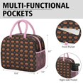 thumbnail image 6 of Womens Halloween Pumpkin & Bones Pattern Lunch Box for Work,Insulated Lunch Bag for Women,Loncheras Para Mujer,Leakproof Adult Lunch Bag for Work,Beach,Travel,Picnic,Camping, 6 of 7